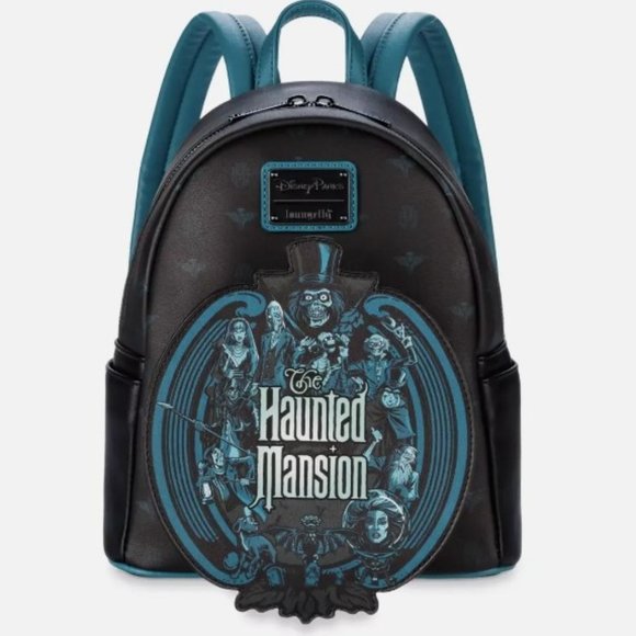 Disney The Haunted Mansion Glow in the Dark Loungefly Mini Backpack New with Tag - Picture 1 of 6